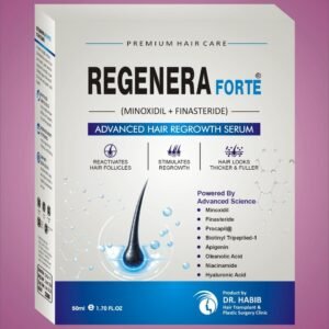 Regenera Forte Hair Growth Serum | 0.25% Finasteride & 5% Minoxidil | Pakistan (Copy)